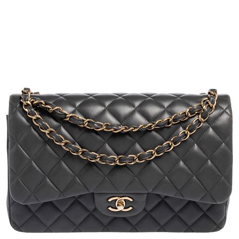 chanel bag gray|classic quilted chanel bag.